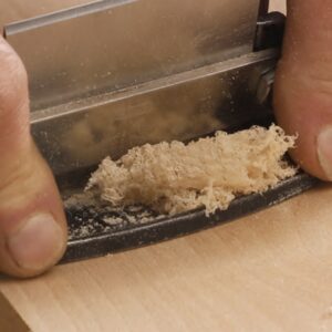 making wood shavings