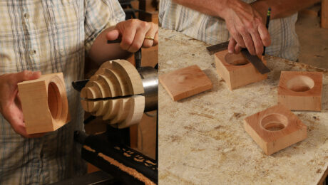 Making stackable boxes with the bandsaw